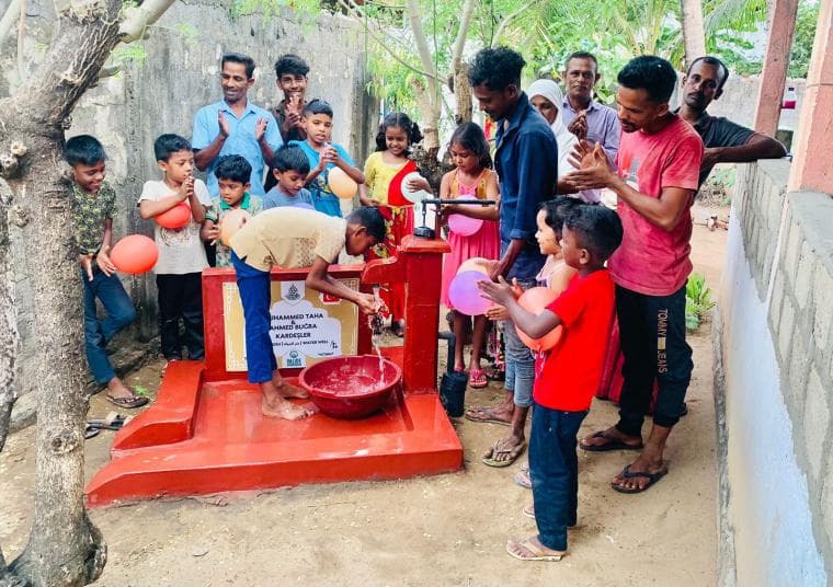 Sri Lanka’da Yeni Su Kuyusu Açılışı: Temiz Suya Erişim İçin Bir Adım Daha