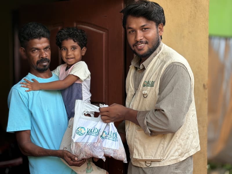 Sri Lanka’da Kurban Emanetleri İhtiyaç Sahiplerine Ulaştırıldı